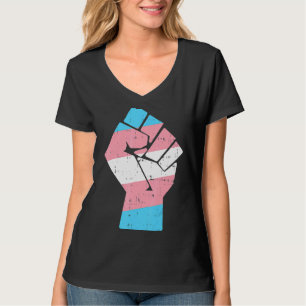 Cool Transgender Fist Pride Rechten LGBT Transexua T-shirt
