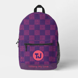 Cool Travel Monogrammed Patroon Rugzak