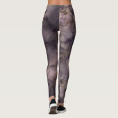 cool trendmarmer-spiegelbeeld goudbruin leggings (Achterkant)