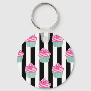 Cool Trendy Black en Wite Sleutelhanger