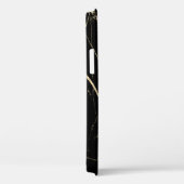 Cool Trendy Black Marble Case-Mate iPhone Case (Achterkant / Rechts)