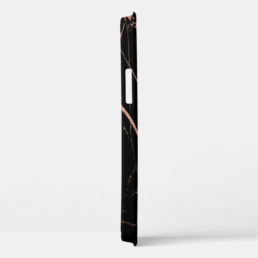 Cool Trendy Black Marble Case-Mate iPhone Case (Achterkant / Rechts)