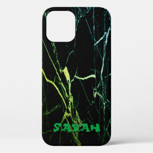 Cool Trendy Black Marble Hoesje-Mate iPhone Case