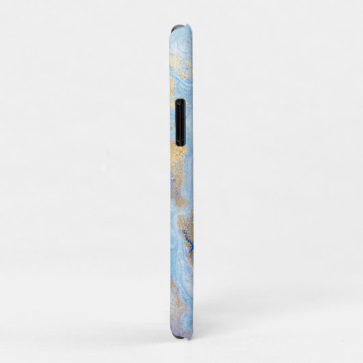 Cool Trendy Blue Marble Case-Mate iPhone Case (Achterkant/rechts)