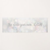 Cool Trendy Bokeh - Je Creëer je eigen kalm Yogamat (Voorkant (horizontaal))