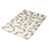 Cool trendy faux goudglitter hiel badmat (Gekanteld)