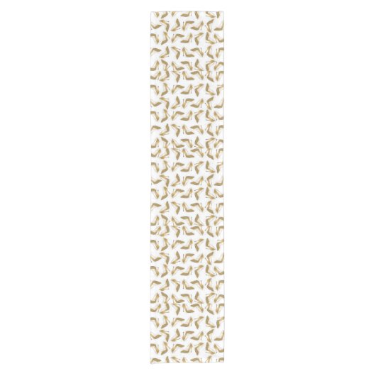 Cool trendy faux goudglitter hiel korte tafelloper (Voorkant)