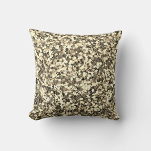 Cool Trendy Gold Glitter Pattern Kussen