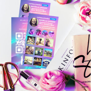 Cool Trendy Instagram profiel Visitekaartje