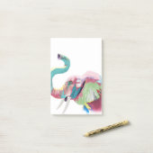 Cool Trendy Kleurrijke Olifant Post-it® Notes (Op bureau)