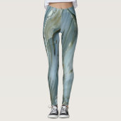 Cool Trendy Marble Pattern Leggings (Voorkant)