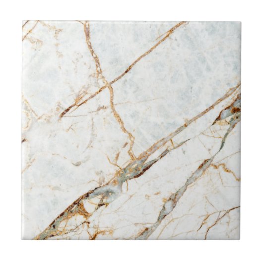 Cool Trendy Marble Stone Textern Pattern Tegeltje (Voorkant)