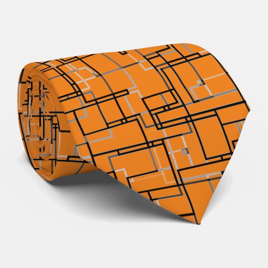 Cool Trendy Modern Pattern Stropdas (Opgerold)
