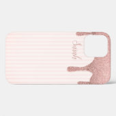 Cool Trendy Pink Glitter Case-Mate iPhone Case (Achterkant (horizontaal))