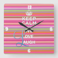 Cool trendy quote "Keep Calm and Live Love Laugh"