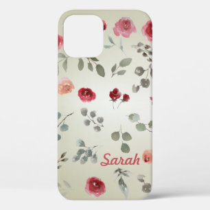Cool Trendy Roos iPhone 12 Hoesje