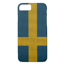 Cool trendy Zweden vlag jute