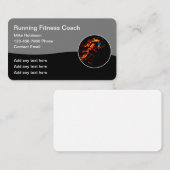 Cool Triathlon Fitness Coach Visitekaartje (Voorkant / Achterkant)