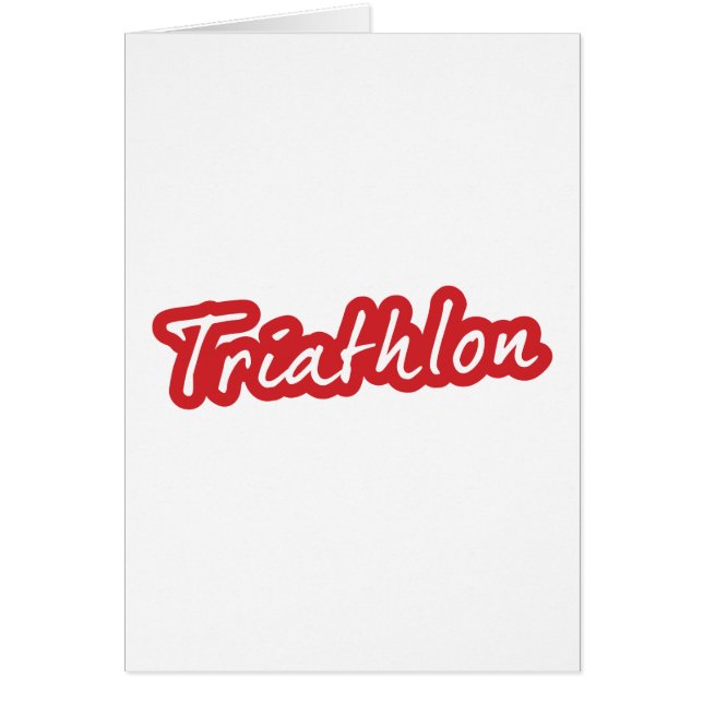 Cool Triathlon-ontwerp (Voorkant)