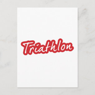 Cool Triathlon-ontwerp Briefkaart