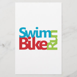 Cool Triathlon-ontwerp Briefpapier