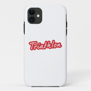 Cool Triathlon-ontwerp iPhone 11 Hoesje