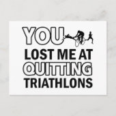 Cool triathlons design briefkaart (Voorkant)