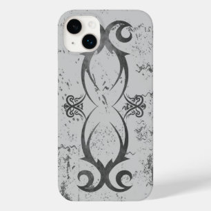 Cool Tribal Tattoo Zwart op wit Grunge Duurzaam Case-Mate iPhone 14 Plus Hoesje