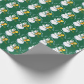 Cool Trombone Player Cadeaupapier (Hoek)