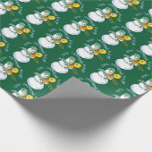 Cool Trombone Player Cadeaupapier (Hoek)