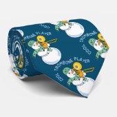 Cool Trombone Player Stropdas (Opgerold)