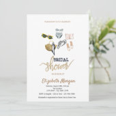 Cool Tropical Beach Vrijgezellenfeest Kaart (Staand voorkant)