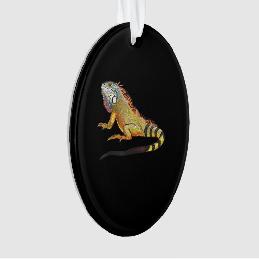 Cool Tropical Iguana Lizard, Cadeau pour animaux (devant)