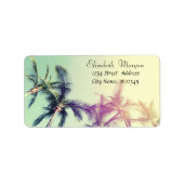 Cool Tropical, Palms Etiket (Voorkant)