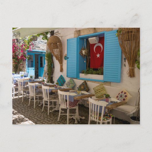 Cool Turkey Restaurant Patio Briefkaart (Voorkant)