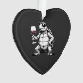 cool turtle drinking red wine art print_1 (4) (devant)