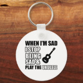 Cool Ukulele design Sleutelhanger (Voorkant)