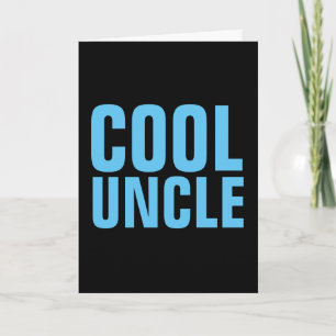 COOL UNCLE HAPPY BIRTHDAY-WENSKAARTEN KAART