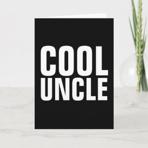 COOL UNCLE HAPPY BIRTHDAY-WENSKAARTEN KAART