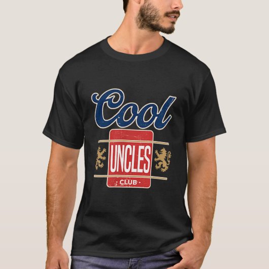 Cool Uncles Club For New Uncle Father's Day Uncle  T-shirt (Voorkant)