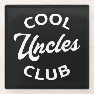 Cool Uncles Club I Glazen Onderzetter