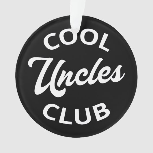 Cool Uncles Club I Ornament (voorkant)