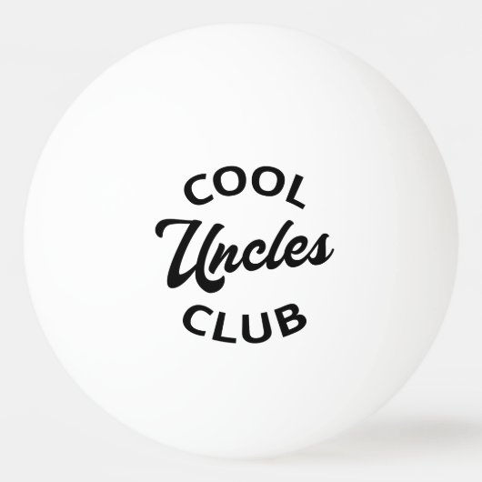 Cool Uncles Club I Pingpongballen (Voorkant)