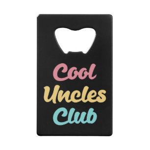 Cool Uncles Club II Kredietkaart Flessenopener