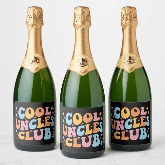 Cool Uncles Club III Sparkling Wijnetiket (Flessen)