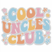 Cool Uncles Club III Sticker (Voorkant)