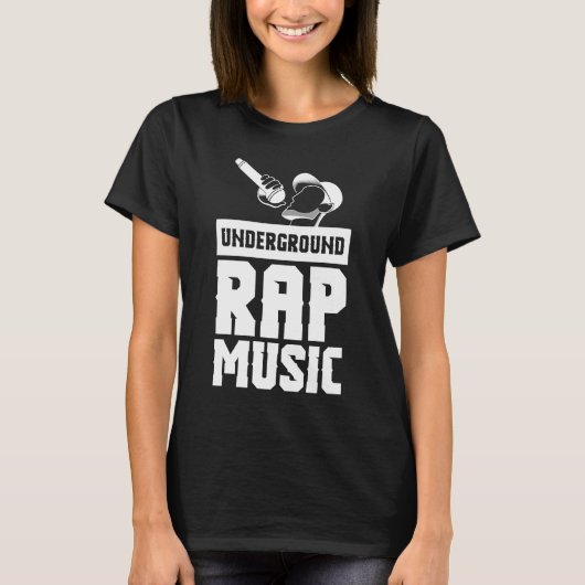 Cool Underground Rap Music Rap T-shirt (Voorkant)