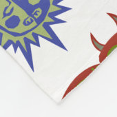 Cool Uneven Pattern Fleece Deken (Hoek)