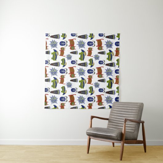 Cool Uneven Pattern Wandkleed (In Situ (horizontaal))