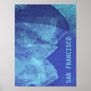 Cool, uniek, modern San Francisco design art Poster